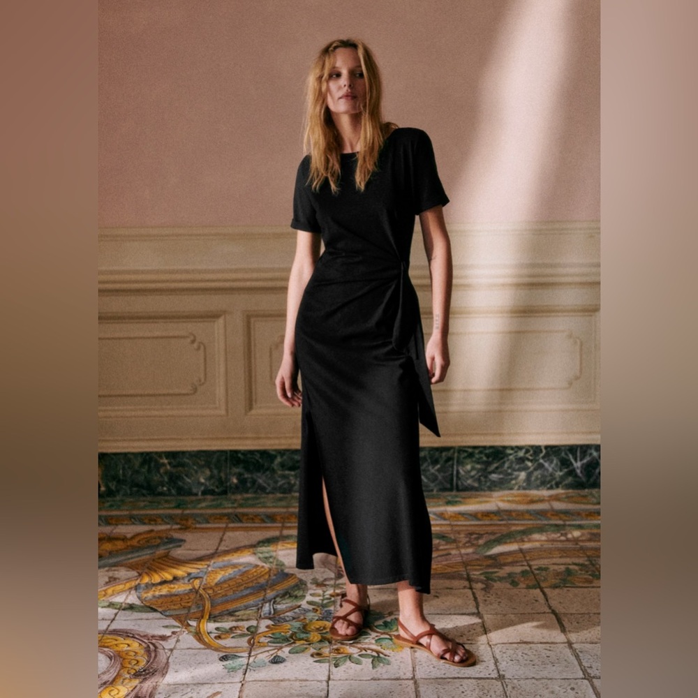 Sezane Pippa Dress Black - Size S